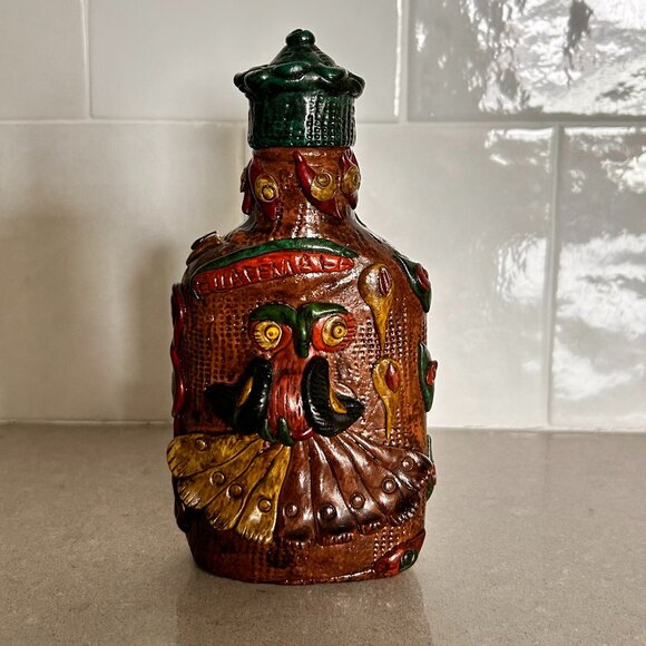 Guatemalan hand made flask - Picture 1 of 6